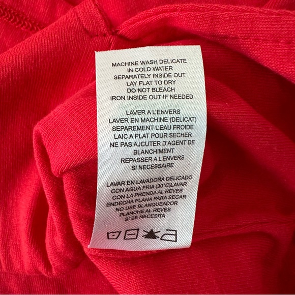 🆕 n:philanthropy Red Rosebud Off the Shoulder Bodycon Long Sleeve Mini Dress - Picture 8 of 12